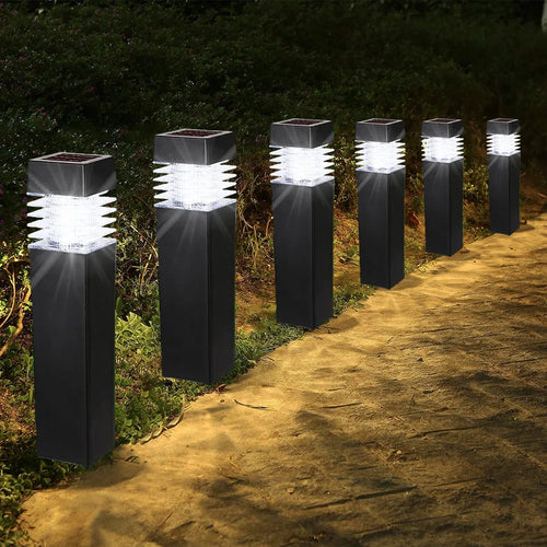 lampes solaires led de jardin imperméables pour éclairage extérieur - vue 3 sur 8