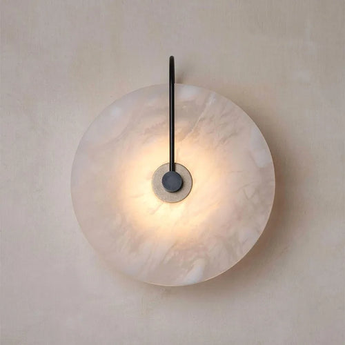 Applique murale en marbre décor à la maison décoration murale abat-jour en marbre applique murale LED luminaires pour la décoration intérieure chambre lampes LED - vue 2 sur 14