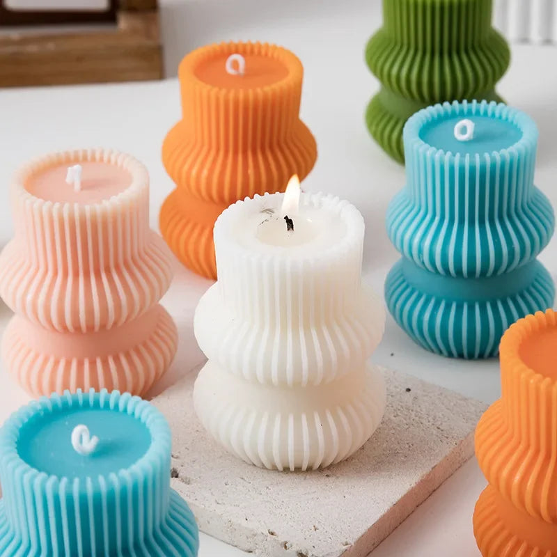 bougies parfumées décoratives personnalisées pour cadeaux invités - vue 1 sur 11
