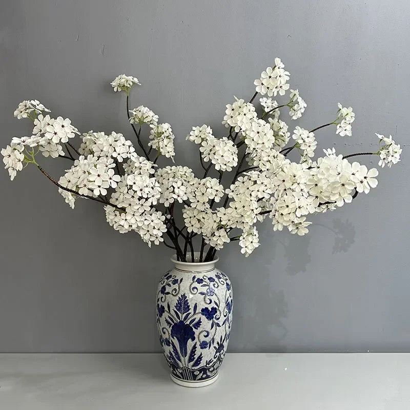 fleurs artificielles en soie pour décoration douce et élégante - vue 4 sur 8