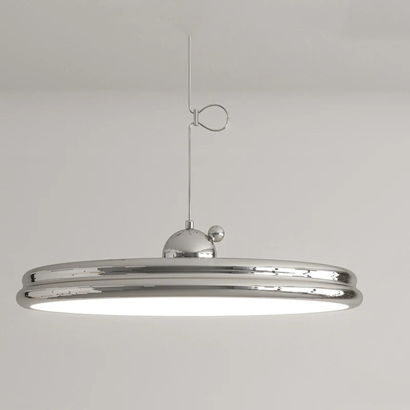lustre design chromé bras oscillants longs rotatif 360° - vue 6 sur 10