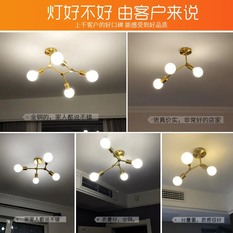 plafonnier lumineux pour décoration intérieure élégante et moderne - vue 3 sur 10