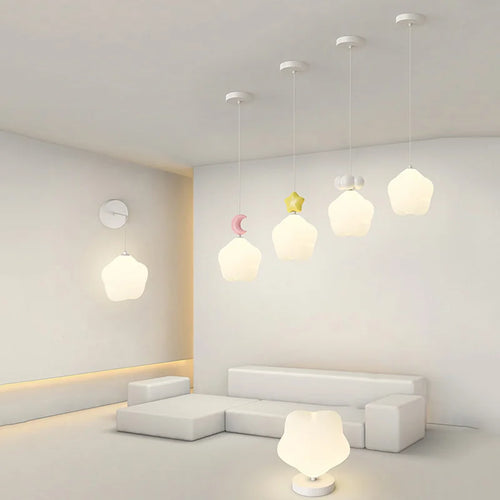 suspension modernes nuage lune étoile pour enfant - vue 2 sur 12