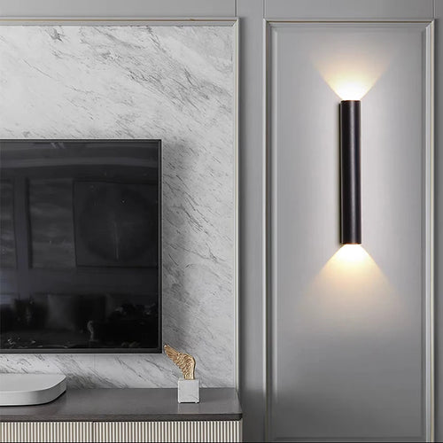 applique murale led en aluminium haut et bas au40 - vue 6 sur 8