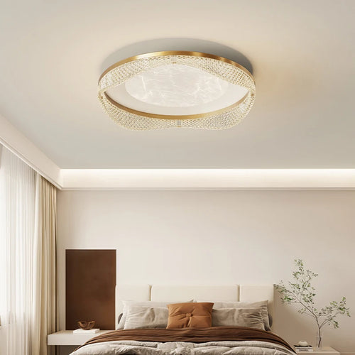 plafonnier moderne en laiton design créatif minimaliste pour intérieur - vue 3 sur 26