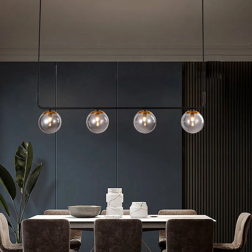 lustre moderne design nordique suspendu pour intérieur élégant - vue 4 sur 7