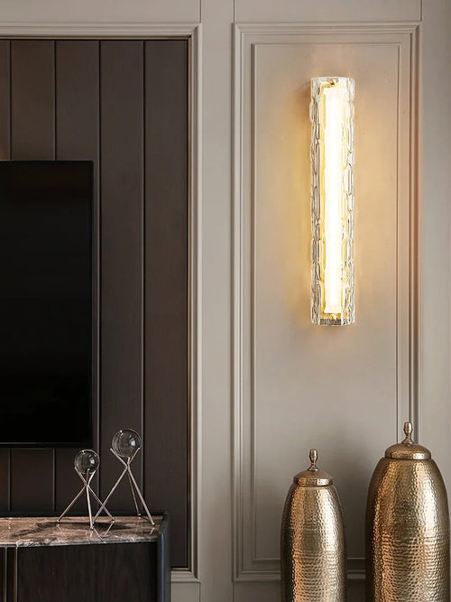 applique murale led en verre pour intérieur moderne - vue 4 sur 8