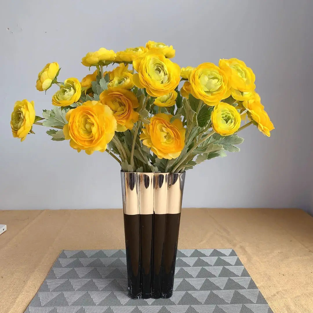bouquet de fleurs artificielles en soie pour décoration et accessoires photo - vue 4 sur 12