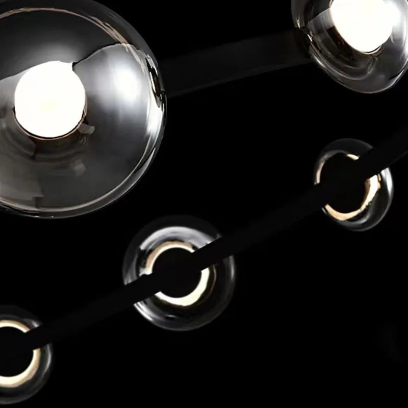 suspension en verre pour éclairage moderne et élégant - vue 5 sur 13
