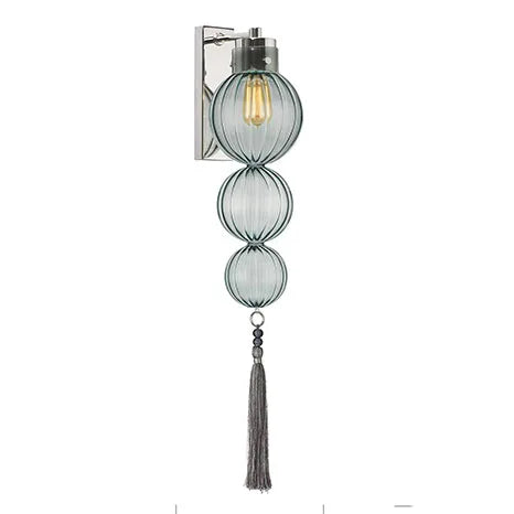 suspension en verre teinté style chinois pour décoration intérieure - vue 12 sur 15