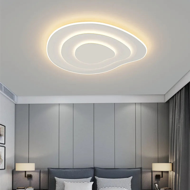 plafonnier moderne à leds pour intérieur cuisine et restaurant - vue 5 sur 12