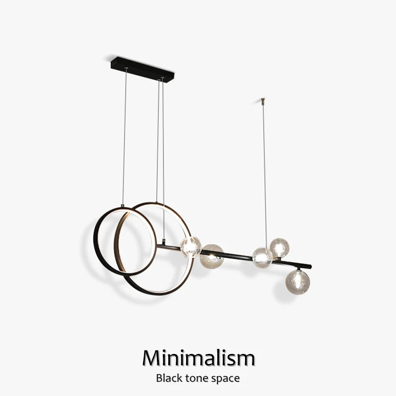 suspension à led au design minimaliste moderne pour intérieur - vue 8 sur 8