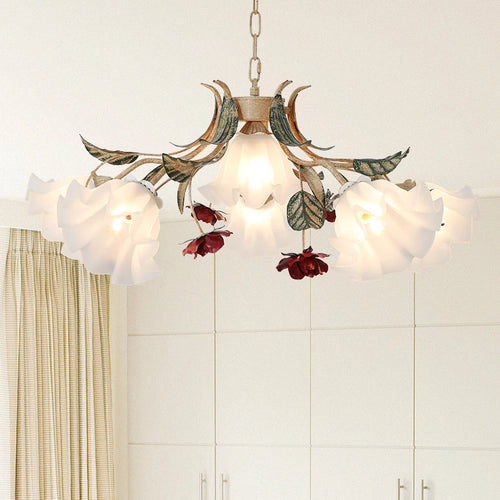 lustre rétro créatif pour restaurant vintage et salon romantique - vue 6 sur 9