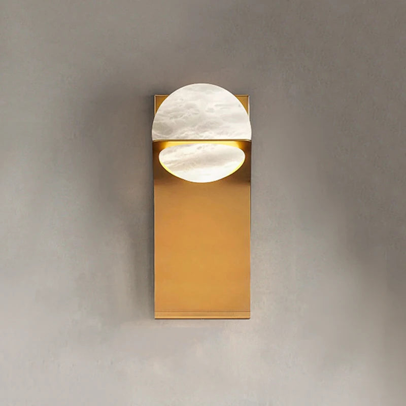 applique murale led en marbre naturel espagnol design moderne et luxueux - vue 1 sur 6