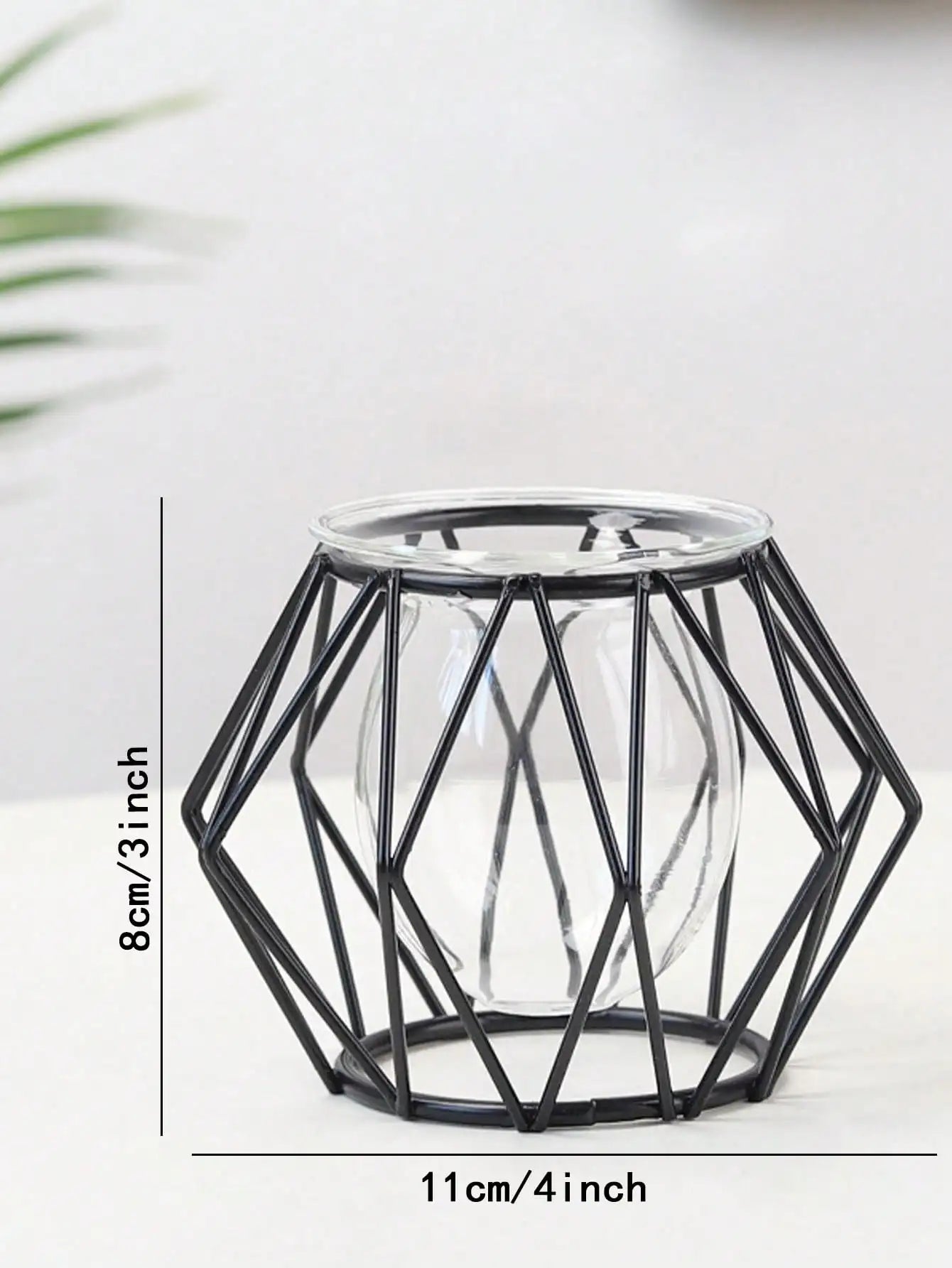 arrangement de fleurs transparent pour décoration intérieure avec plantes d'eau - vue 4 sur 6