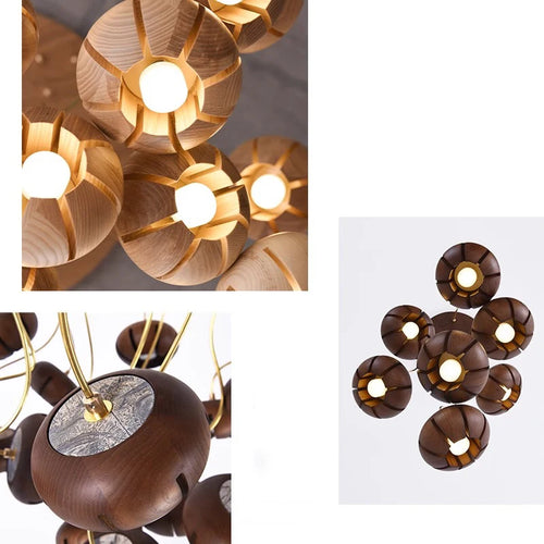 Lustre original design moderne luminaire décoratif d'intérieur - vue 6 sur 20