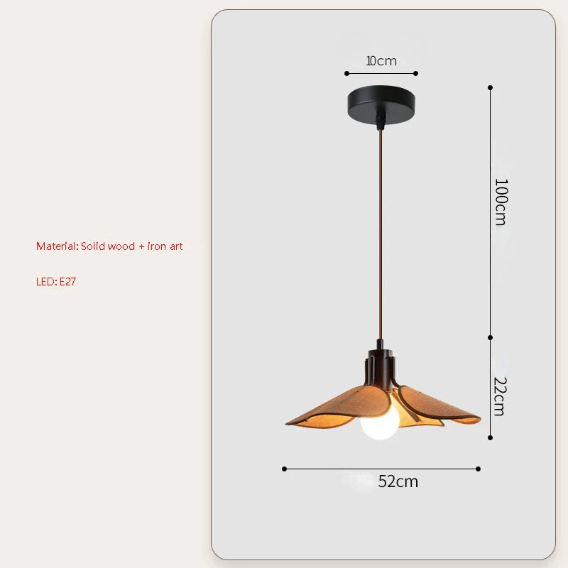 suspension en tissu design rétro japonais décorative - vue 8 sur 8