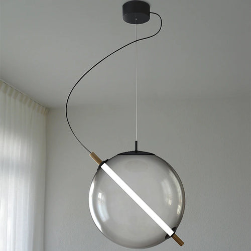 suspension créative en verre pour un éclairage moderne et élégant - vue 3 sur 9