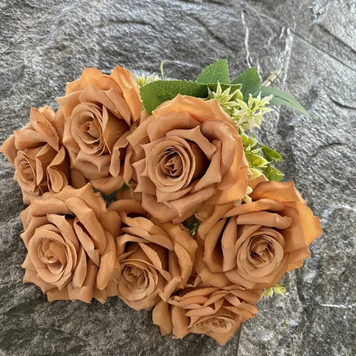 bouquet de roses artificielles décoratives pour événements et salles - vue 14 sur 15
