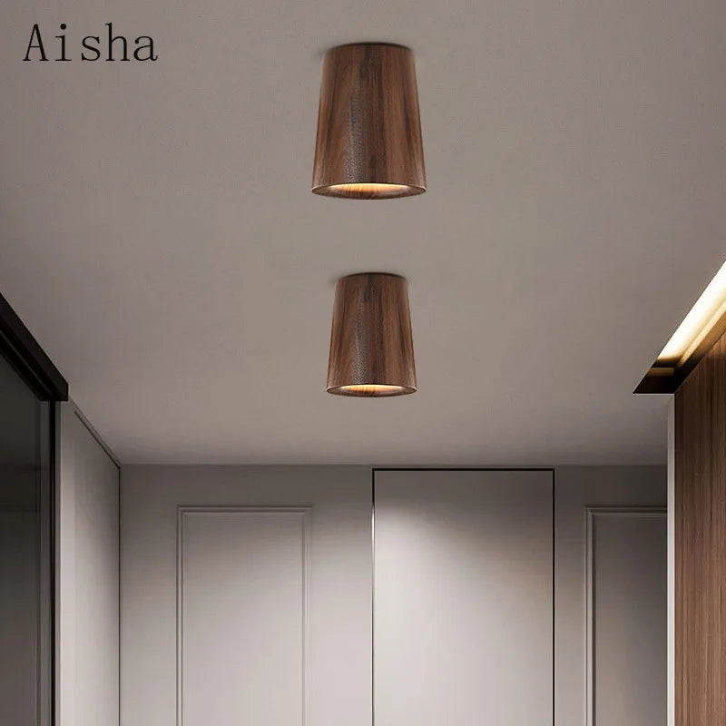 plafonnier nordique en frêne pour décoration intérieure et extérieure - vue 5 sur 9