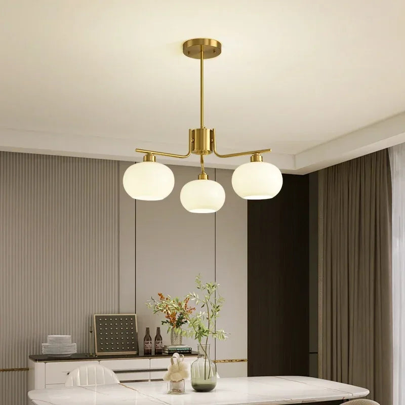 suspension nordique simple style moderne éclairage décoration intérieure - vue 3 sur 19