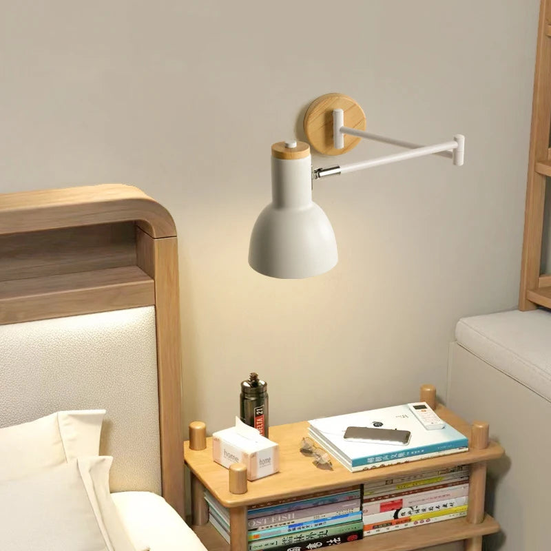 applique murale rétractable moderne pour lecture et étude - vue 3 sur 13