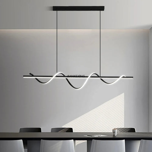 suspension LED rotative avec télécommande pour décoration intérieure - vue 5 sur 12