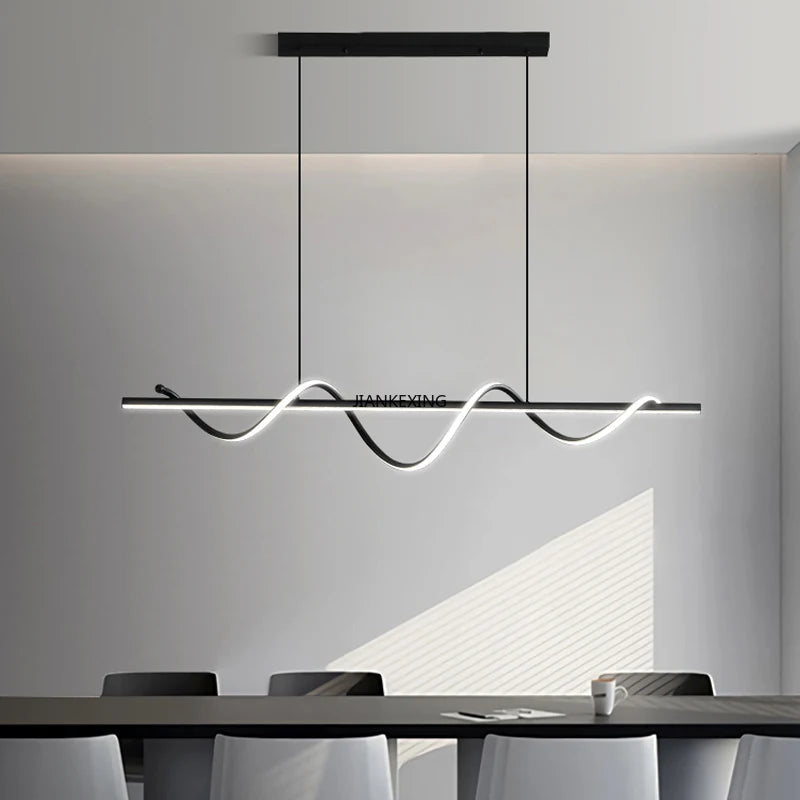 suspension LED rotative avec télécommande pour décoration intérieure - vue 4 sur 12