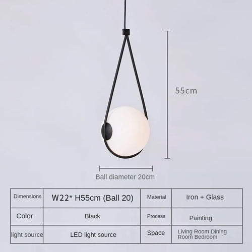 lustre créatif design minimaliste pour intérieur moderne