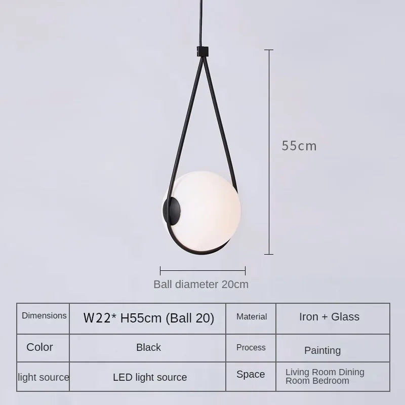 lustre créatif design minimaliste pour intérieur moderne