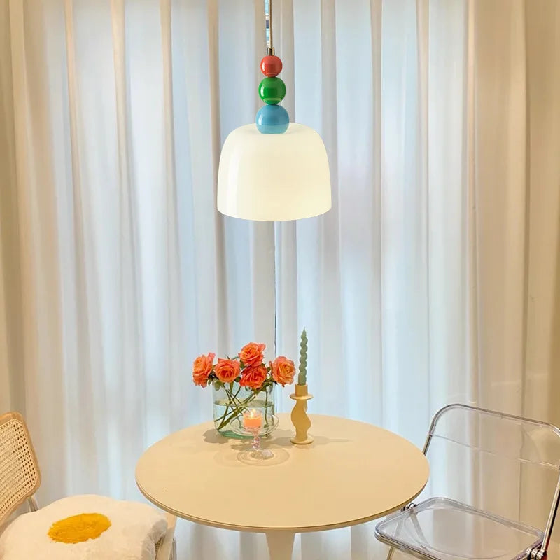 lustre créatif en verre pour une décoration nordique élégante - vue 3 sur 8
