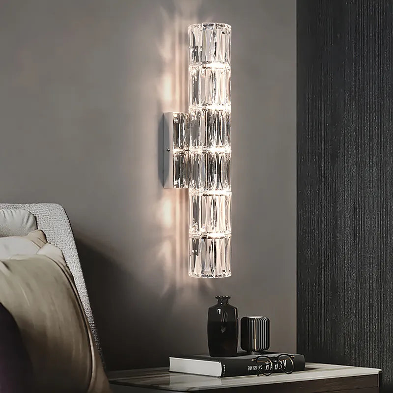 Applique murale luxe cristal villa haut gamme - vue 2 sur 9