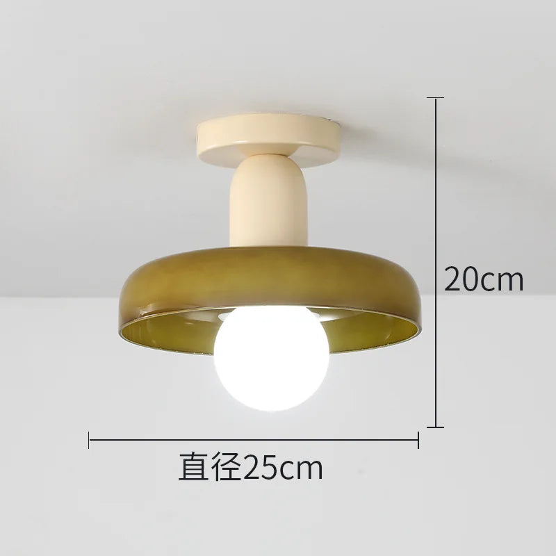 lampe suspendue en verre nordique pour décoration intérieure - vue 11 sur 30
