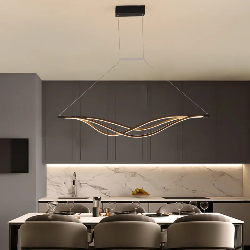 lustre moderne led décoratif pour restaurants et espaces intérieurs - vue 4 sur 10