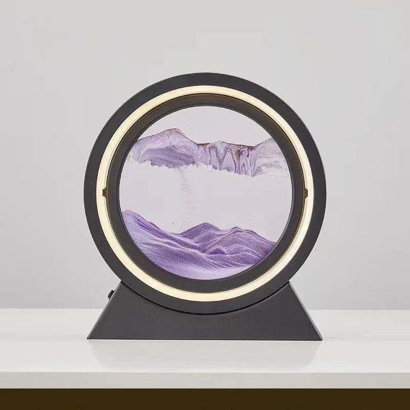 lampe de table créative avec sable mouvant 3D décoratif - vue 23 sur 24