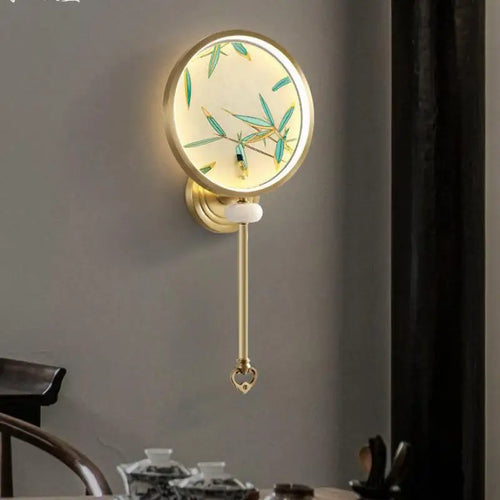 applique murale rétro en cuivre émaillé pour éclairage intérieur et extérieur - vue 4 sur 8