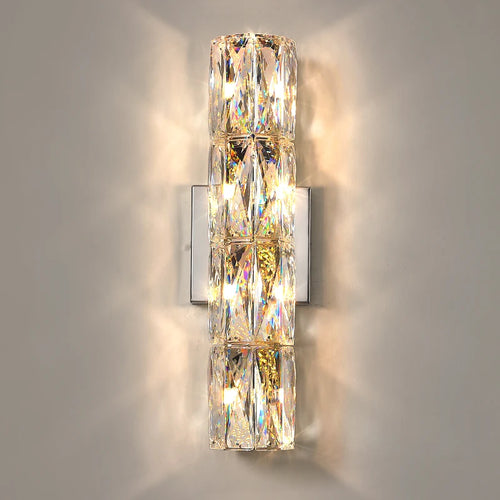applique murale led en cristal k9 éclairage de luxe moderne - vue 5 sur 21
