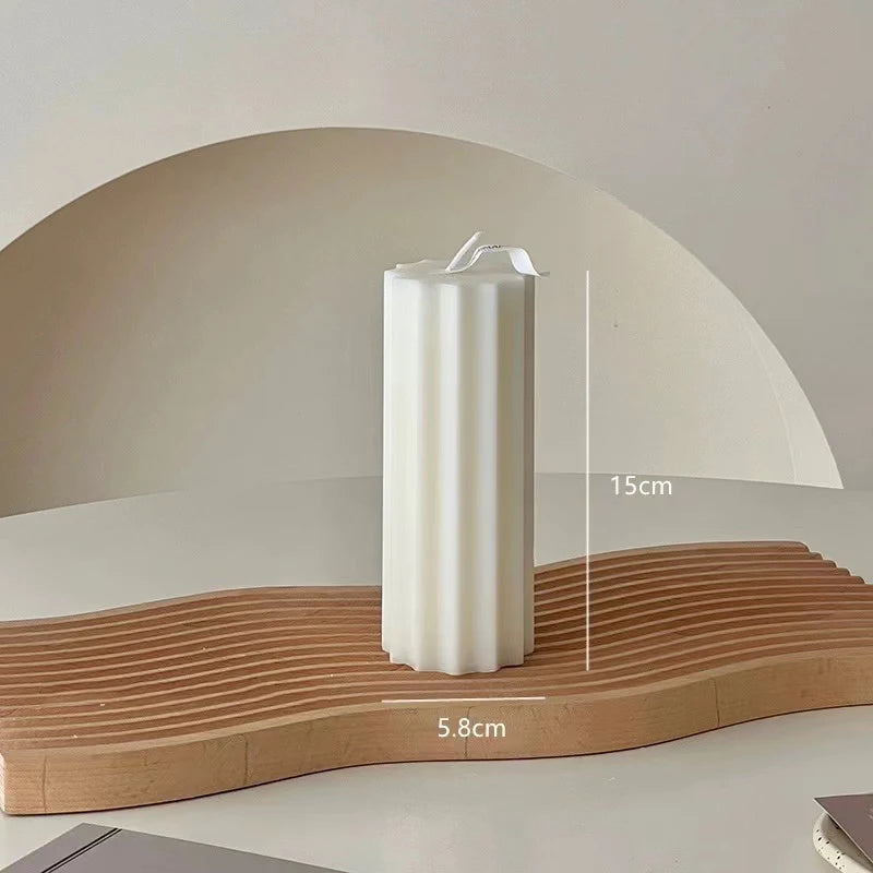 accessoires de décoration moderne bougies parfumées géométriques de luxe - vue 9 sur 12