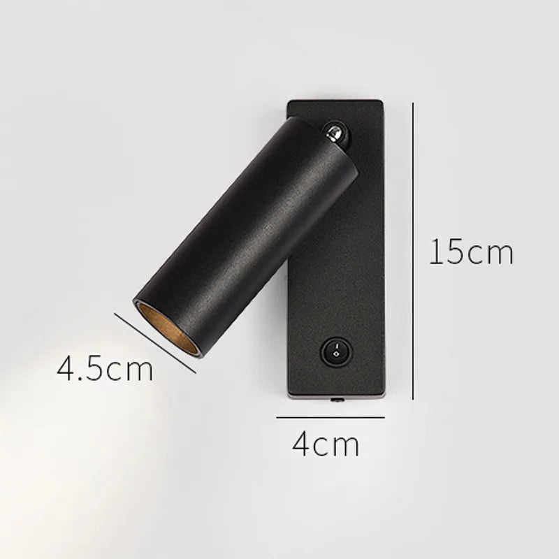 Applique murale avec spot cylindrique à LED directionnel - vue 4 sur 11