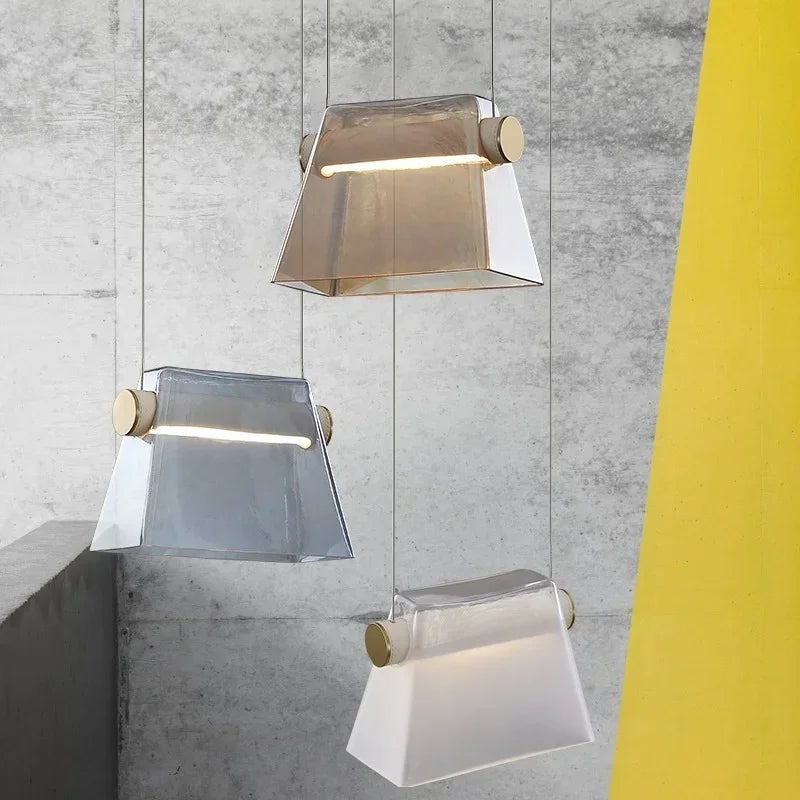 lampe de chevet créative en verre design nordique - vue 5 sur 13