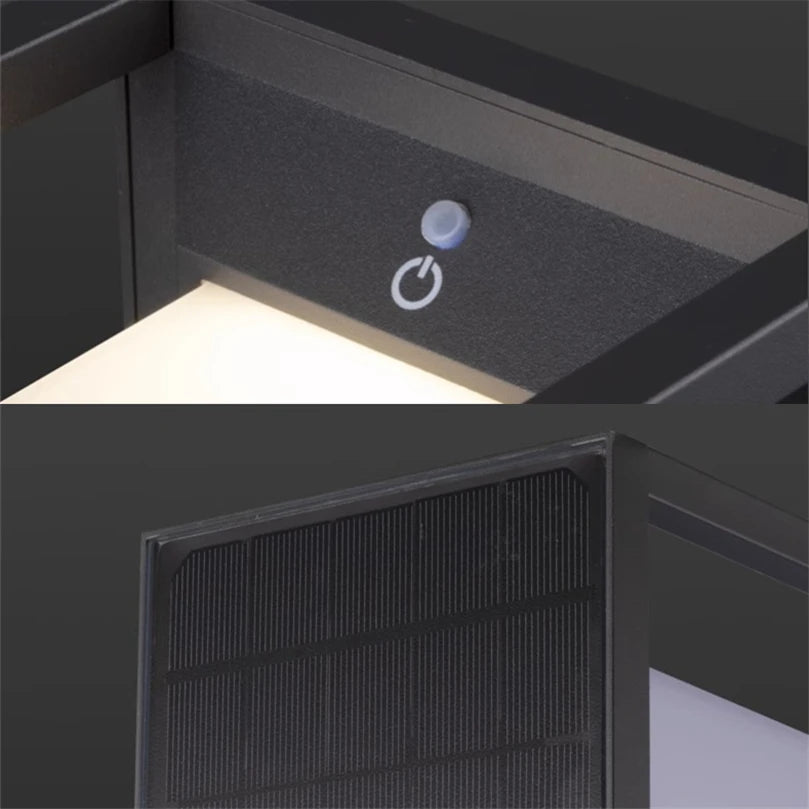 applique murale solaire avec capteur de mouvement pour extérieur - vue 5 sur 10
