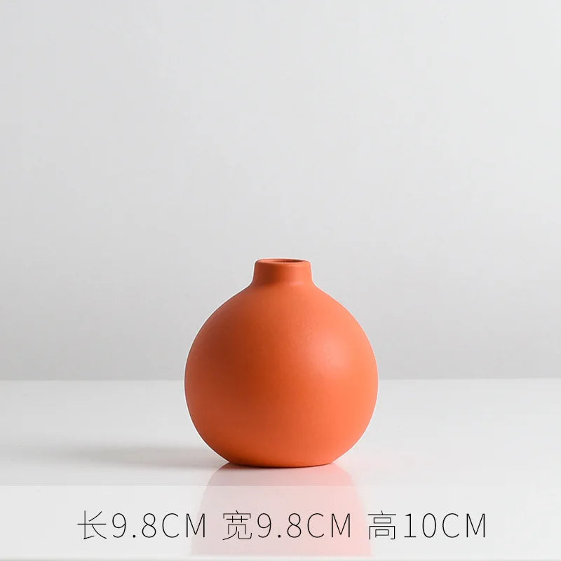 petit vase en céramique décoratif moderne pour fleurs - vue 7 sur 7