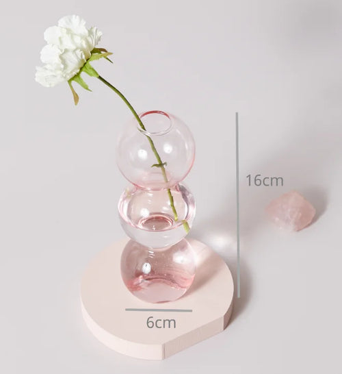 bougeoir en verre conique pour table de mariage et décoration nordique - vue 28 sur 28