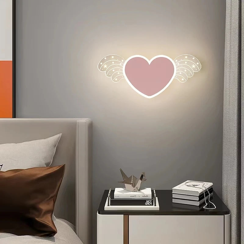 Fille enfant enfant chambre décor éclairage de nuit rose lapin appliques intérieur maison lapin bébé chambre belle bande dessinée lampe à LED - vue 4 sur 18