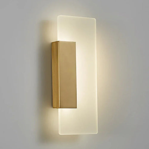 applique murale moderne en cuivre à led pour décoration intérieure - vue 2 sur 8