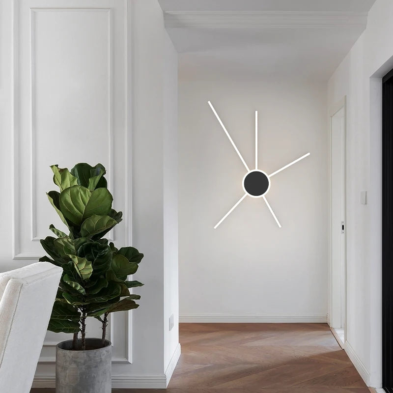 plafonnier LED décoratif géométrique pour intérieur moderne - vue 5 sur 12