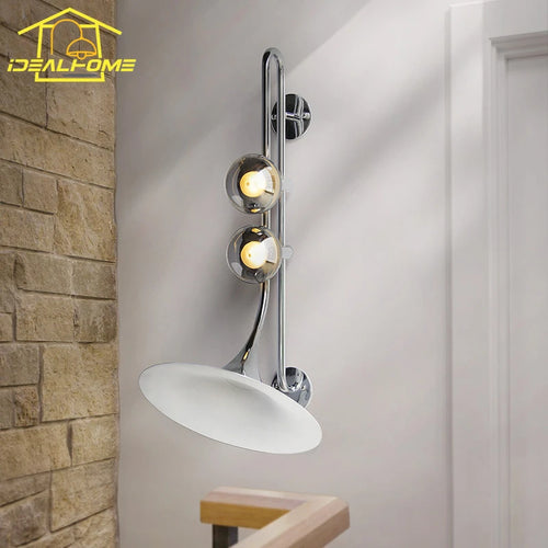 applique murale led saxophone au style industriel romantique pour restaurant - vue 4 sur 9