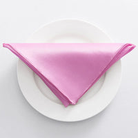 Serviette de table satin décorative pour mariage fête