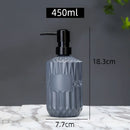 nouveau flacon en verre pour shampoing et désinfectant mains