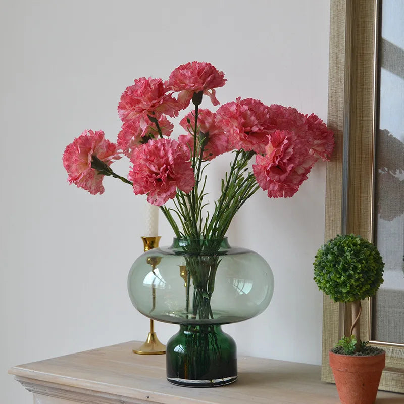 arrangement floral automnal en œillet artificiel pour décorations festive - vue 2 sur 12